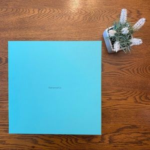 Tiffany & Co empty box- 12 3/4 X 12 3/4 X 4